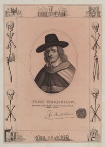 John Bradshaw, President of the High Court of Justice, Died 22 November 1695 by English School