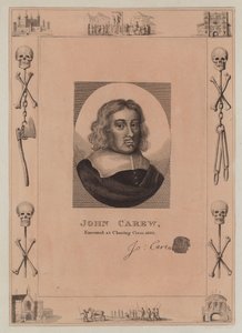 John Carew, executed at Charing Cross, 1660 by English School