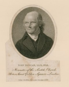 John Duncan, Minister of the Scotch Church, Peter Street, Golden Square, London by English School