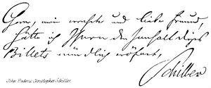 John Frederic Christopher Schiller by English School