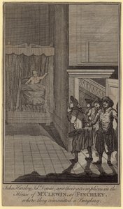 John Hartley, James Deane and their accomplices in the house of Mr Clewin