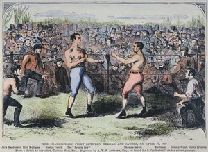John Heenan v. Tom Sayers by English School