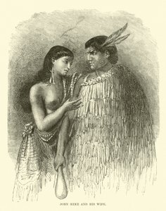 John Heke and His Wife by English School