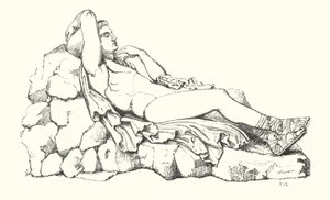 John Keats: Illustration for Endymion by English School