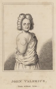 John Valerius, Born without Arms by English School