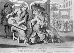 John of Gaunt in Love, or Mars on his Knees, 1749 by English School