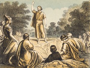 John the Baptist Preaching