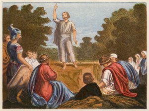 John the Baptist preaching