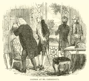 Johnson at Mr Cambridge