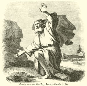 Jonah cast on the Dry Land by English School