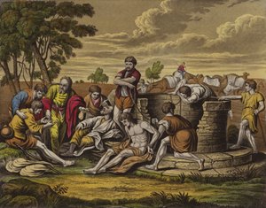 Joseph is Sold into Egypt by English School