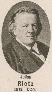 Julius Rietz (engraving) by English School