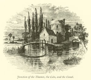 Junction of the Thames, the Coln, and the Canal by English School