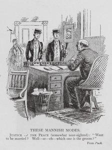 Justice of the Peace Struggling to Identify the Bride from the Groom Due to Mannish Fashions