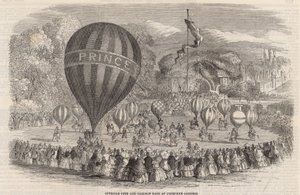 Juvenile fete and balloon race at Cremorne Gardens by English School