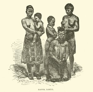 Kaffir Family by English School