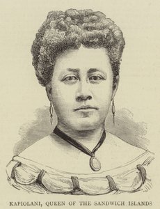 Kapiolani, Queen of the Sandwich Islands by English School