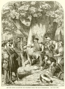 Ket the Tanner Haranguing His Followers Under the Oak of Reformation by English School