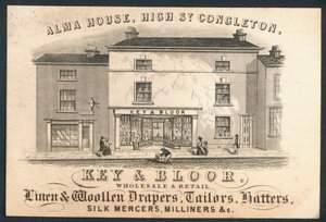 Key and Bloor, wholesale and retail linen and woollen drapers, tailors, hatters, silk mercers, milliners by English School