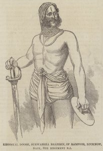 Khoosyal Doobe, Surwarrea Brahmin, of Rampoor, Lucknow, Naik, 8th Regiment Native Infantry
