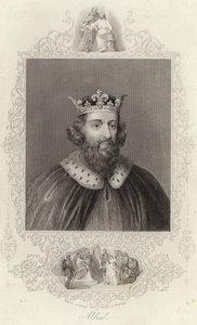 King Alfred Receiving the Family of Hastings by English School