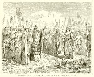 King Boleslav of Poland Receiving the Church