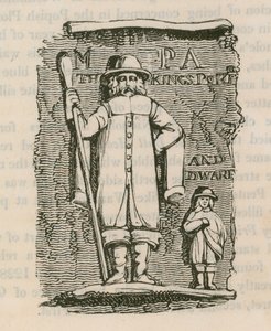 King Charles 1st Porter & Dwarf by English School