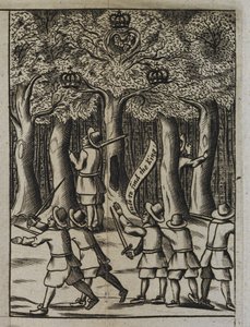 King Charles II hiding in Boscobel Woods, from 