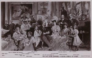 King Edward VII and His Family by English School