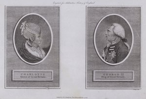 King George III and Queen Charlotte by English School