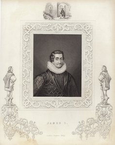 King James I by English School