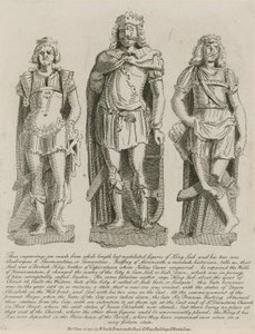 King Lud and His Two Sons by English School