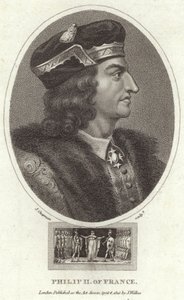 King Philip II of France by English School