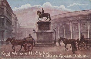 King William III Statue by English School