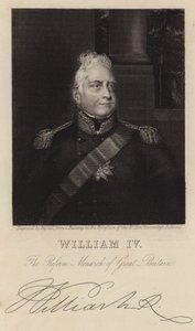 King William IV by English School