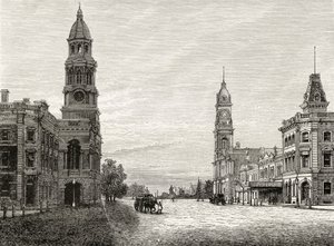 King William Street, Adelaide, from 