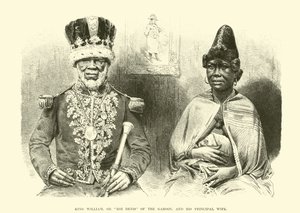 King William, or Roi Denis of the Gaboon, and his Principal wife by English School