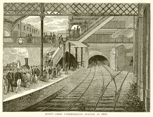 Kings Cross Underground Station in 1868