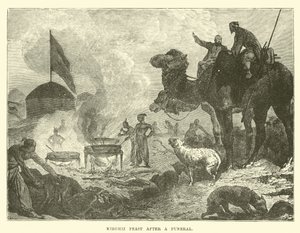 Kirghiz Feast after a Funeral by English School