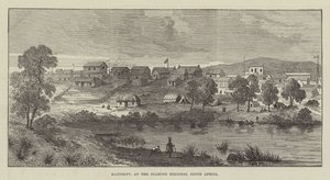 Klipdrift, at the Diamond Diggings, South Africa by English School
