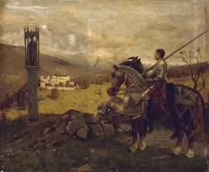 Knights before a Wayside Shrine