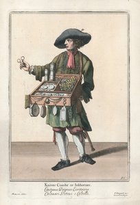 Knives, Combs or Inkhorns by English School
