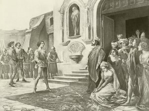 La Favorita, Act III Scene XII (engraving) by English School