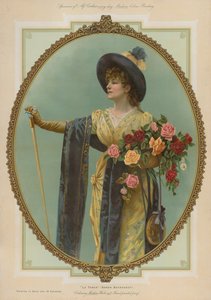 La Tosca, Sarah Bernhardt by English School