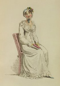 Ladies Morning Dress, Fashion Plate from Ackermann