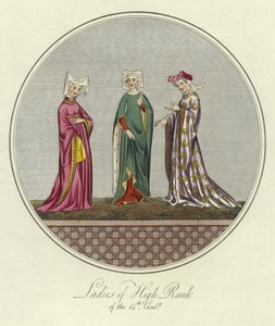 Ladies of high rank of the 14th Century