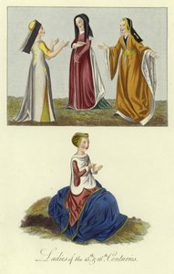 Ladies of the 15th and 16th Centuries by English School