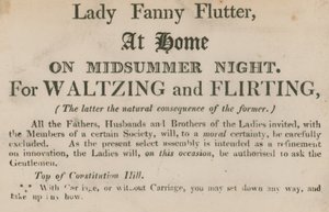 Lady Fanny Flutter by English School