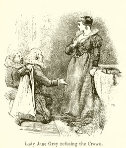 Lady Jane Grey Refusing the Crown by English School