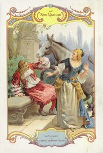 Lady and Gentleman Startled by Horse